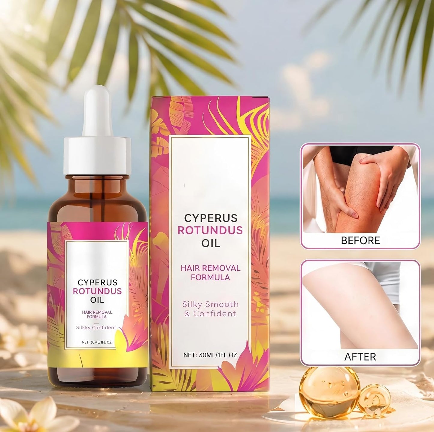 Cyperus Rotundus Smooth & Repair Hair Oil